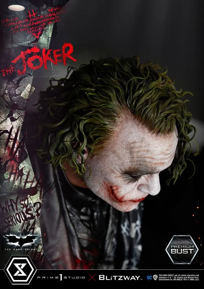 The Dark Knight Premium Popiersie The Joker 26 cm zdjęcie produktu