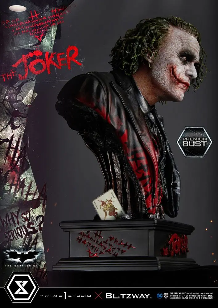 The Dark Knight Premium Popiersie The Joker 26 cm zdjęcie produktu