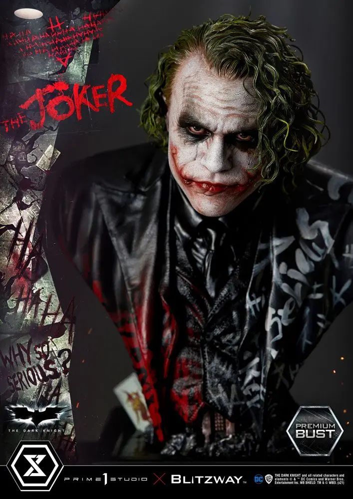 The Dark Knight Premium Popiersie The Joker 26 cm zdjęcie produktu