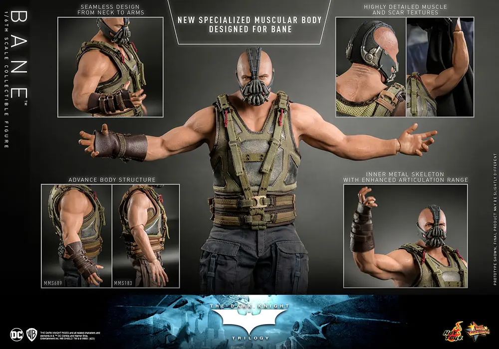The Dark Knight Trilogy Movie Masterpiece Figurka Akcji 1/6 Bane 31 cm zdjęcie produktu