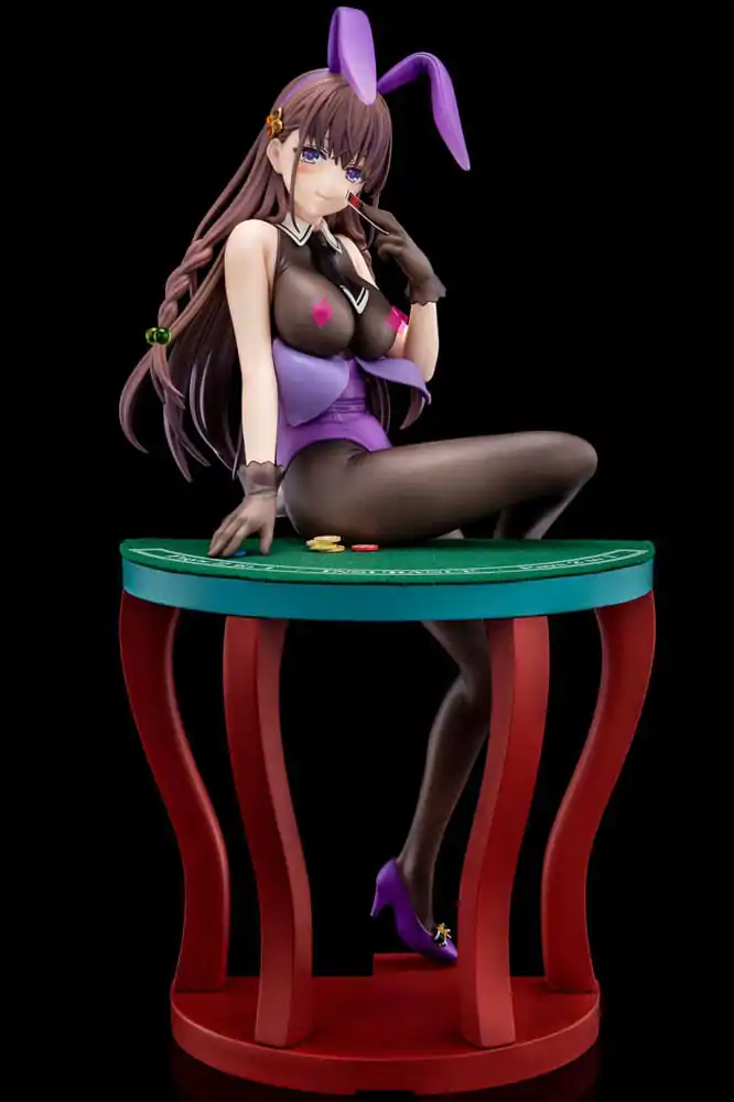 The Demon Sword Master of Excalibur Academy Statua 1/6 Elfine Phillet w fioletowym kostiumie króliczka w kwiaty z systemem "Nip Slip Gimmick" 17 cm zdjęcie produktu