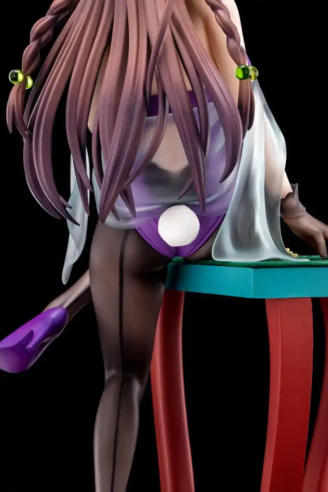 The Demon Sword Master of Excalibur Academy Statua 1/6 Elfine Phillet w fioletowym kostiumie króliczka w kwiaty z systemem "Nip Slip Gimmick" 17 cm zdjęcie produktu