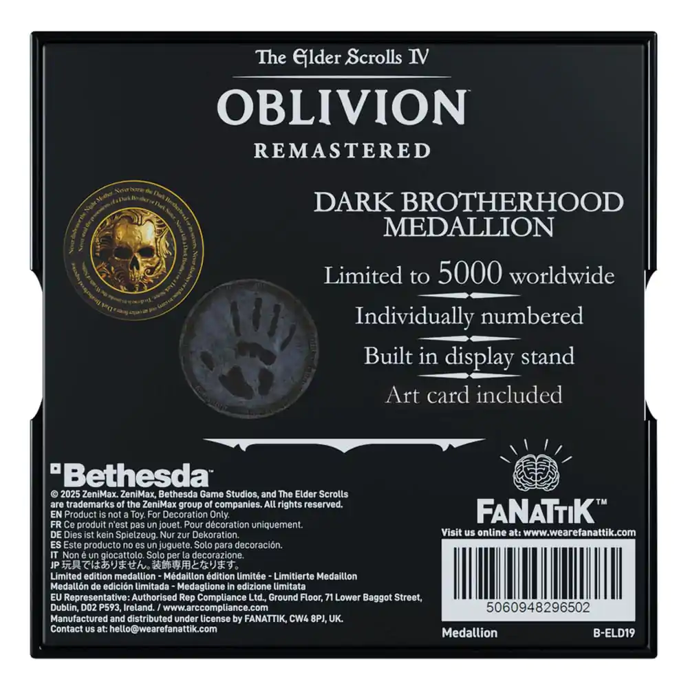 The Elder Scrolls IV: Oblivion Medalion Dark Brotherhood zdjęcie produktu