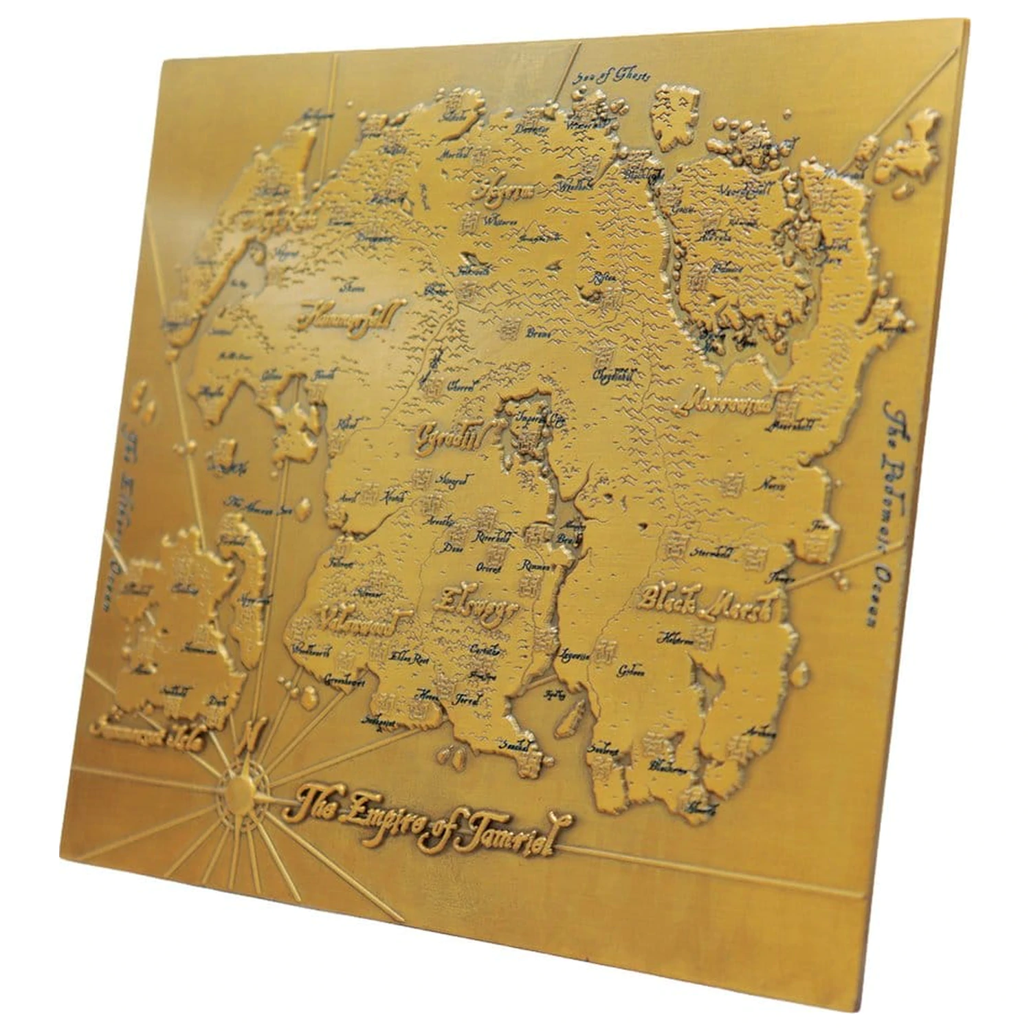 The Elder Scrolls Replika Metalowa Mapa Tamriel Edycja Limitowana 15 x 13 cm zdjęcie produktu