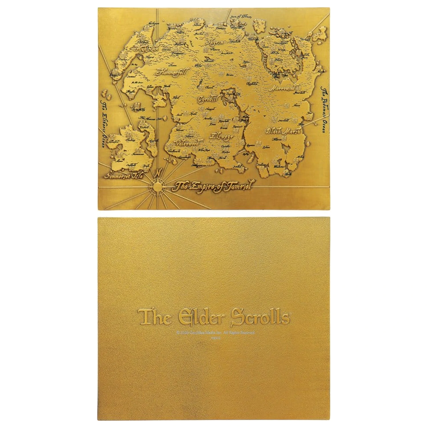 The Elder Scrolls Replika Metalowa Mapa Tamriel Edycja Limitowana 15 x 13 cm zdjęcie produktu