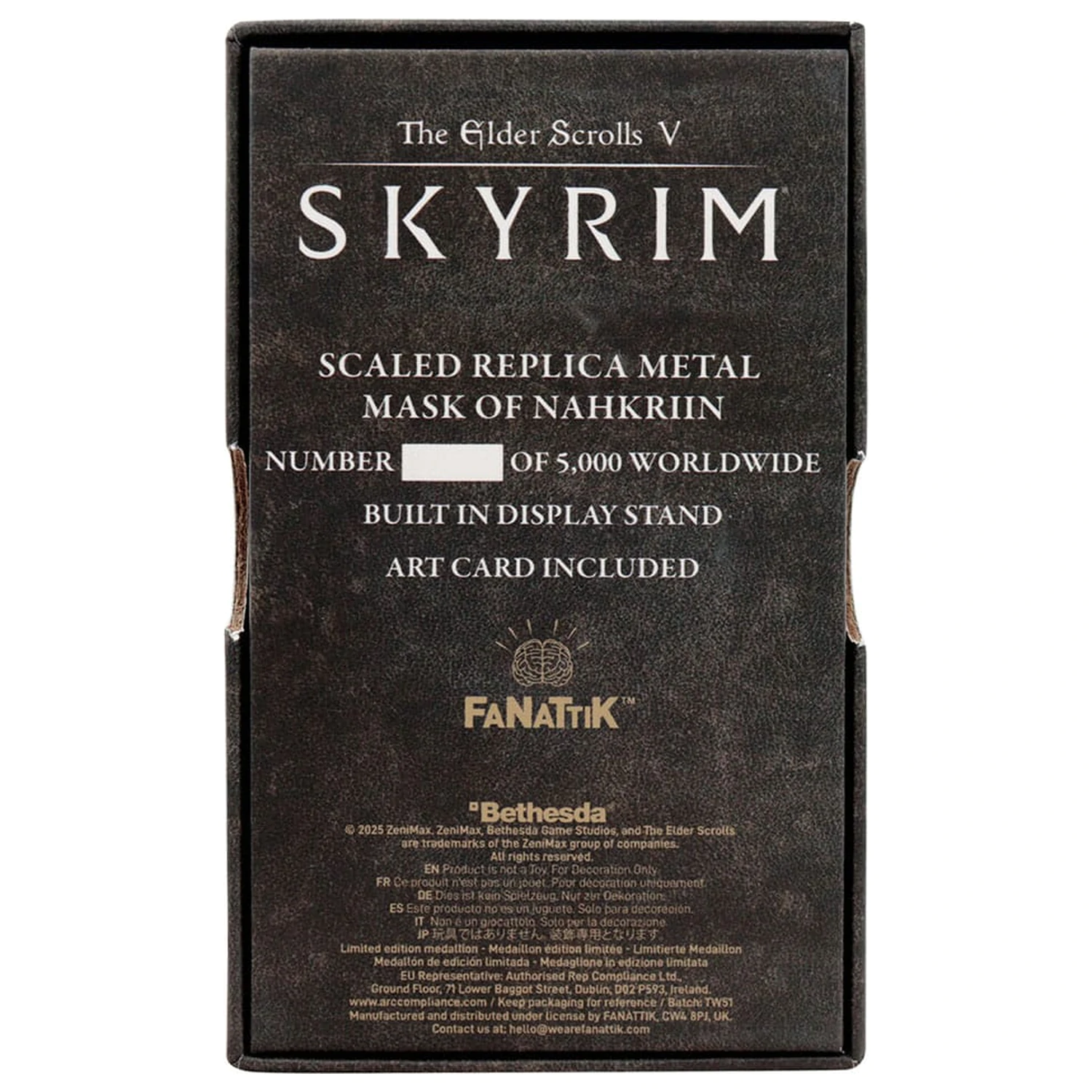 Replika The Elder Scrolls V Skyrim Nahkriin Maska Smoczego Kapłana Edycja Limitowana zdjęcie produktu