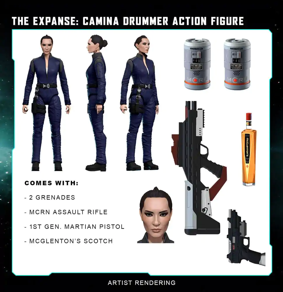 The Expanse Figurka Akcji Camina Drummer 20 cm zdjęcie produktu