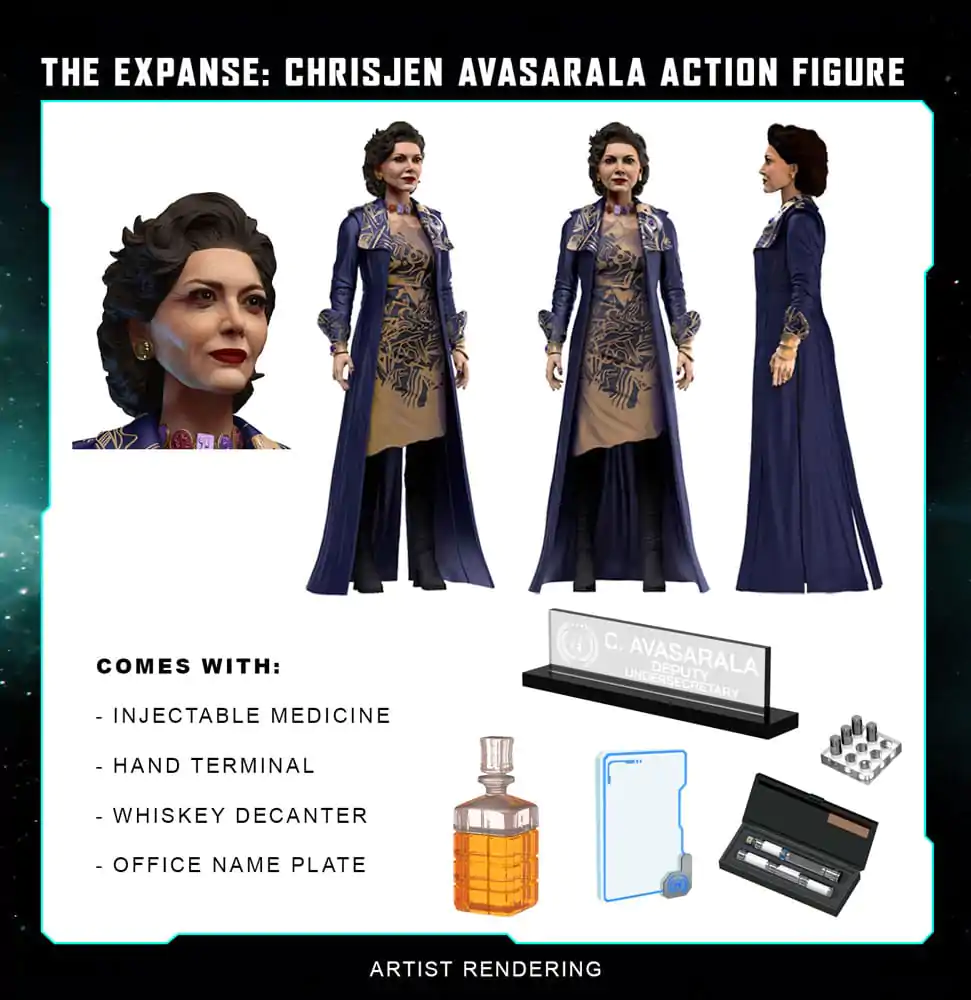 The Expanse Figurka Akcji Chrisjen Avasarala 20 cm zdjęcie produktu