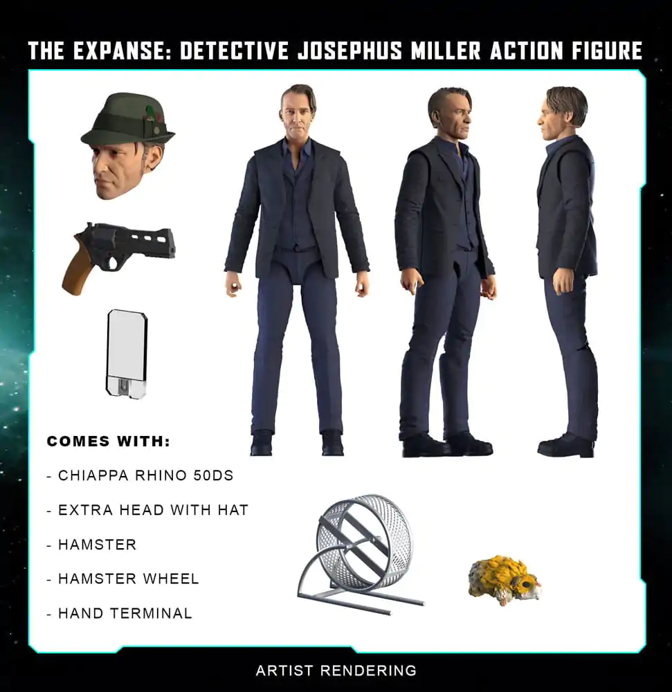 The Expanse Figurka Akcji Detektyw Josephus Miller 20 cm zdjęcie produktu