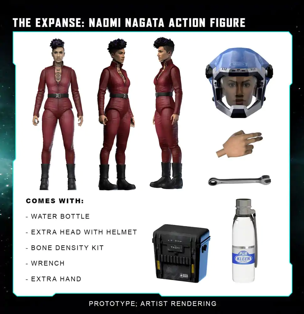 The Expanse Figurka Akcji Naomi Nagata 20 cm zdjęcie produktu