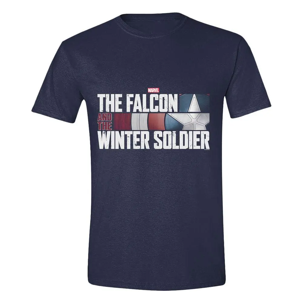The Falcon and the Winter Soldier Action HR Logo Navy koszulka zdjęcie produktu