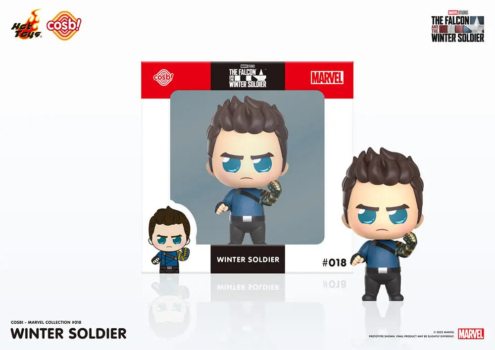 The Falcon and the Winter Soldier Cosbi Mini Figure Bucky Barnes 8 cm Figurka Mini Cosbi zdjęcie produktu