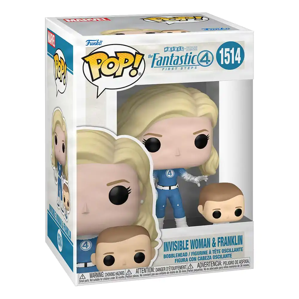 Fantastyczna Czwórka: Pierwsze Kroki Funko POP! & Buddy Marvel Vinyl Figure Niewidzialna Kobieta & Franklin 9 cm zdjęcie produktu