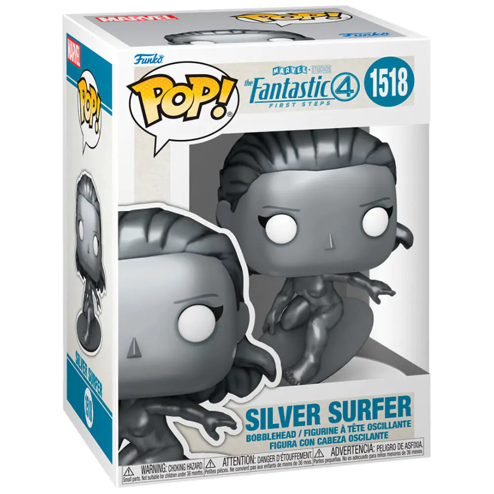 Fantastyczna Czwórka: Pierwsze Kroki Funko POP! Marvel Vinyl Figure Silver Surfer 9 cm zdjęcie produktu