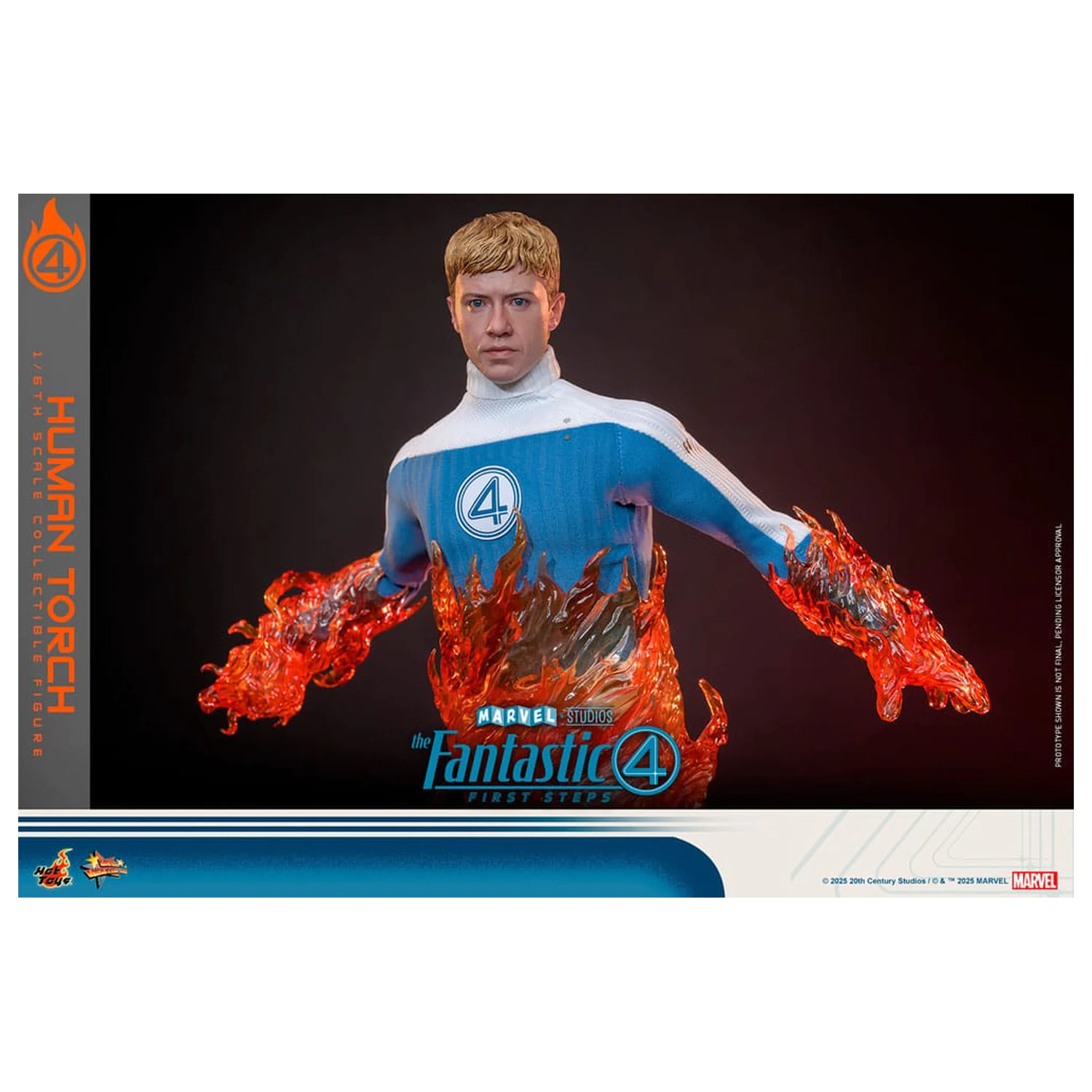 The Fantastic Four: Pierwsze Kroki Filmowe Arcydzieło Figurka Akcji 1/6 Ludzka Pochodnia 30 cm zdjęcie produktu