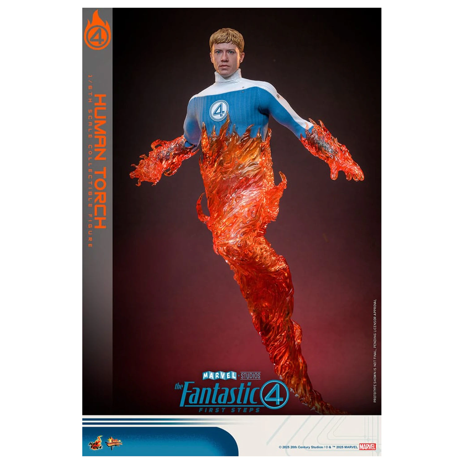 The Fantastic Four: Pierwsze Kroki Filmowe Arcydzieło Figurka Akcji 1/6 Ludzka Pochodnia 30 cm zdjęcie produktu