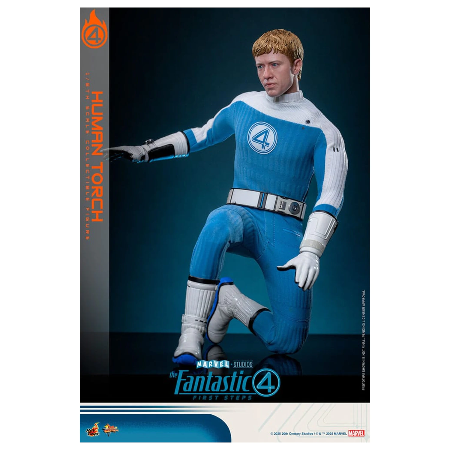 The Fantastic Four: Pierwsze Kroki Filmowe Arcydzieło Figurka Akcji 1/6 Ludzka Pochodnia 30 cm zdjęcie produktu