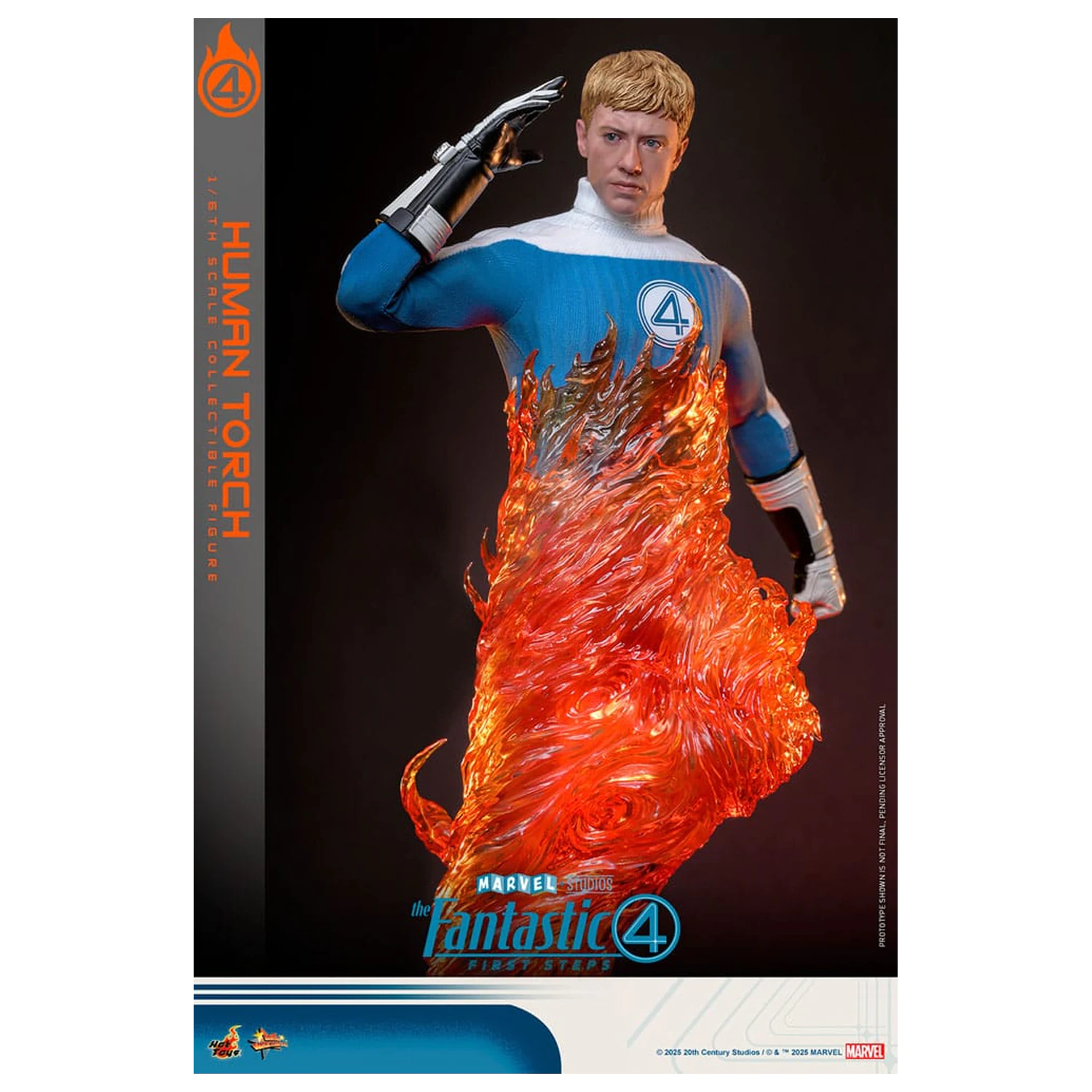 The Fantastic Four: Pierwsze Kroki Filmowe Arcydzieło Figurka Akcji 1/6 Ludzka Pochodnia 30 cm zdjęcie produktu
