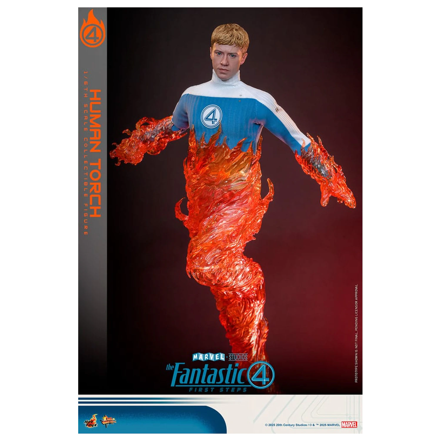 The Fantastic Four: Pierwsze Kroki Filmowe Arcydzieło Figurka Akcji 1/6 Ludzka Pochodnia 30 cm zdjęcie produktu