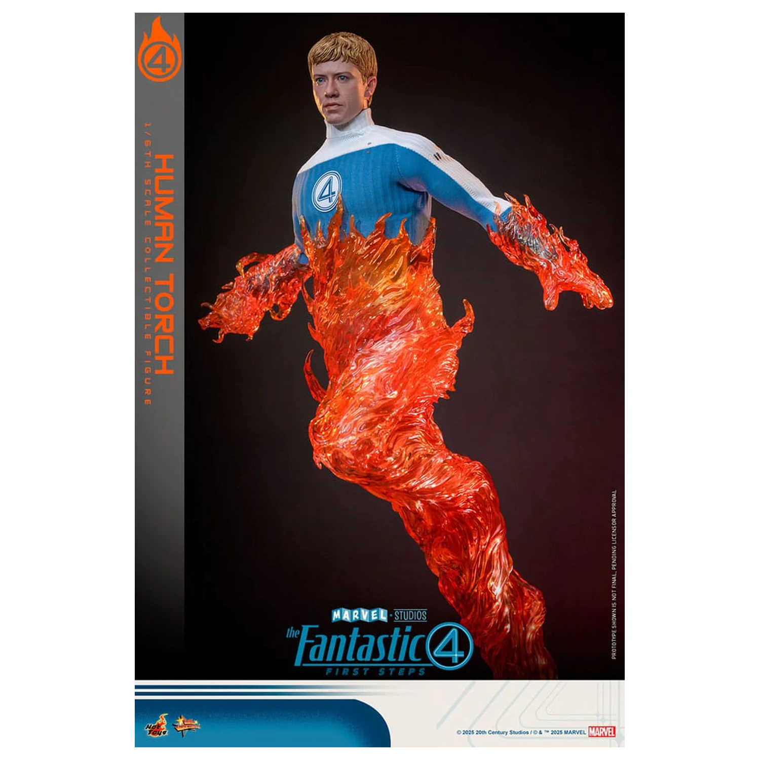 The Fantastic Four: Pierwsze Kroki Filmowe Arcydzieło Figurka Akcji 1/6 Ludzka Pochodnia 30 cm zdjęcie produktu