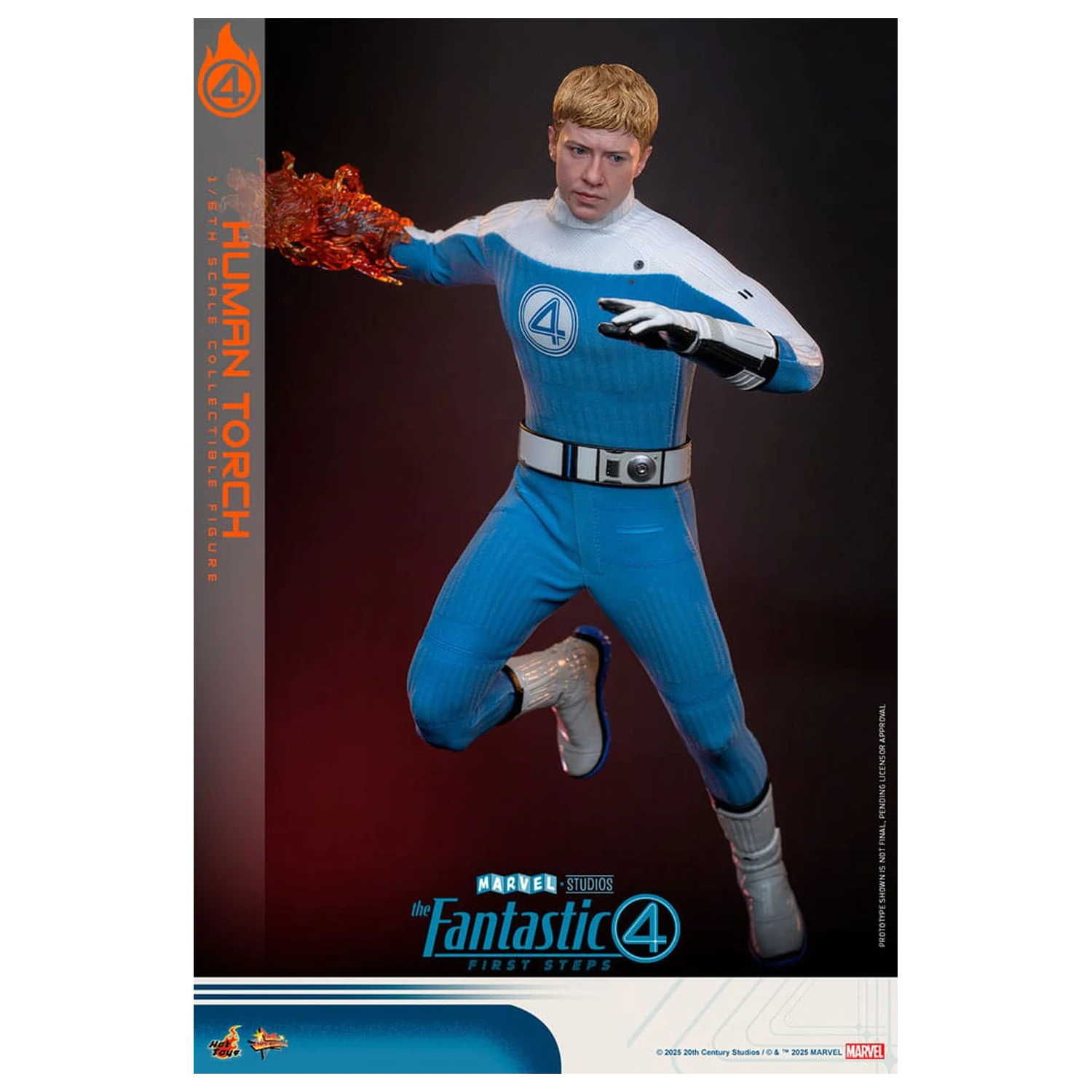 The Fantastic Four: Pierwsze Kroki Filmowe Arcydzieło Figurka Akcji 1/6 Ludzka Pochodnia 30 cm zdjęcie produktu