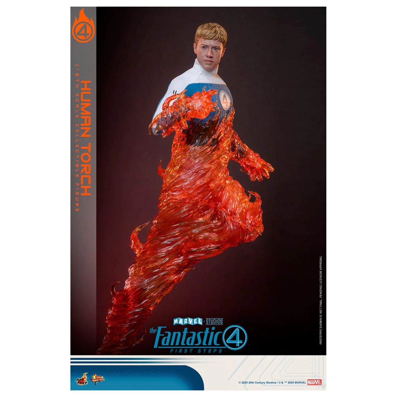 The Fantastic Four: Pierwsze Kroki Filmowe Arcydzieło Figurka Akcji 1/6 Ludzka Pochodnia 30 cm zdjęcie produktu