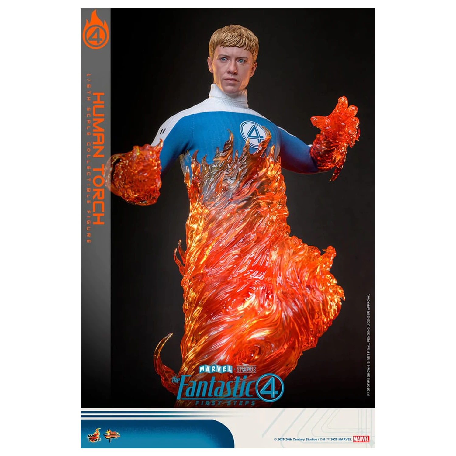 The Fantastic Four: Pierwsze Kroki Filmowe Arcydzieło Figurka Akcji 1/6 Ludzka Pochodnia 30 cm zdjęcie produktu