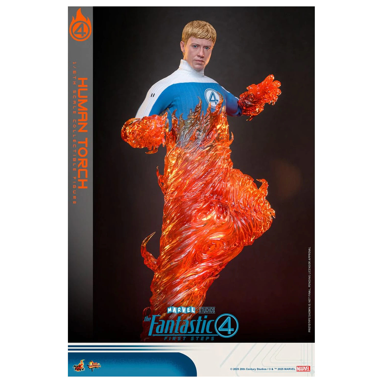 The Fantastic Four: Pierwsze Kroki Filmowe Arcydzieło Figurka Akcji 1/6 Ludzka Pochodnia 30 cm zdjęcie produktu
