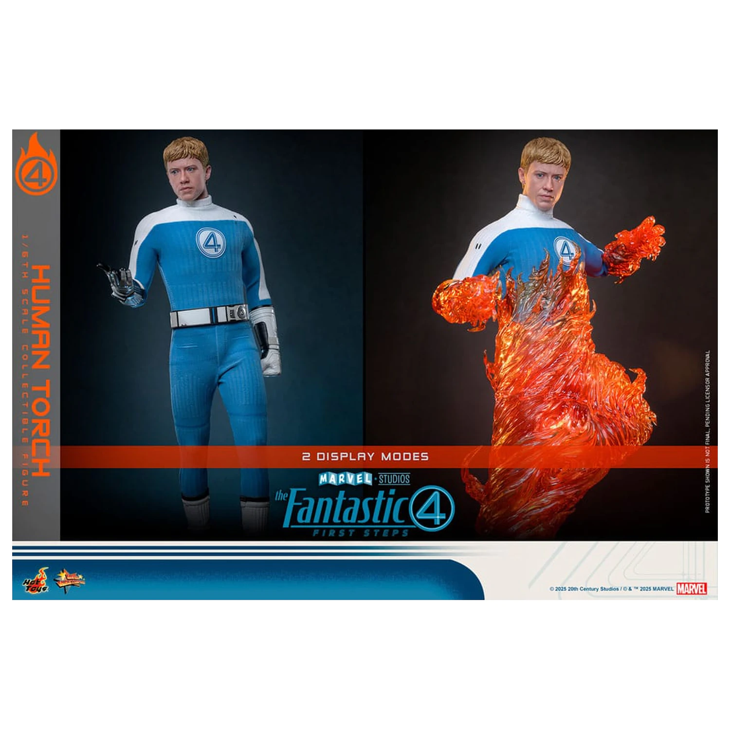 The Fantastic Four: Pierwsze Kroki Filmowe Arcydzieło Figurka Akcji 1/6 Ludzka Pochodnia 30 cm zdjęcie produktu