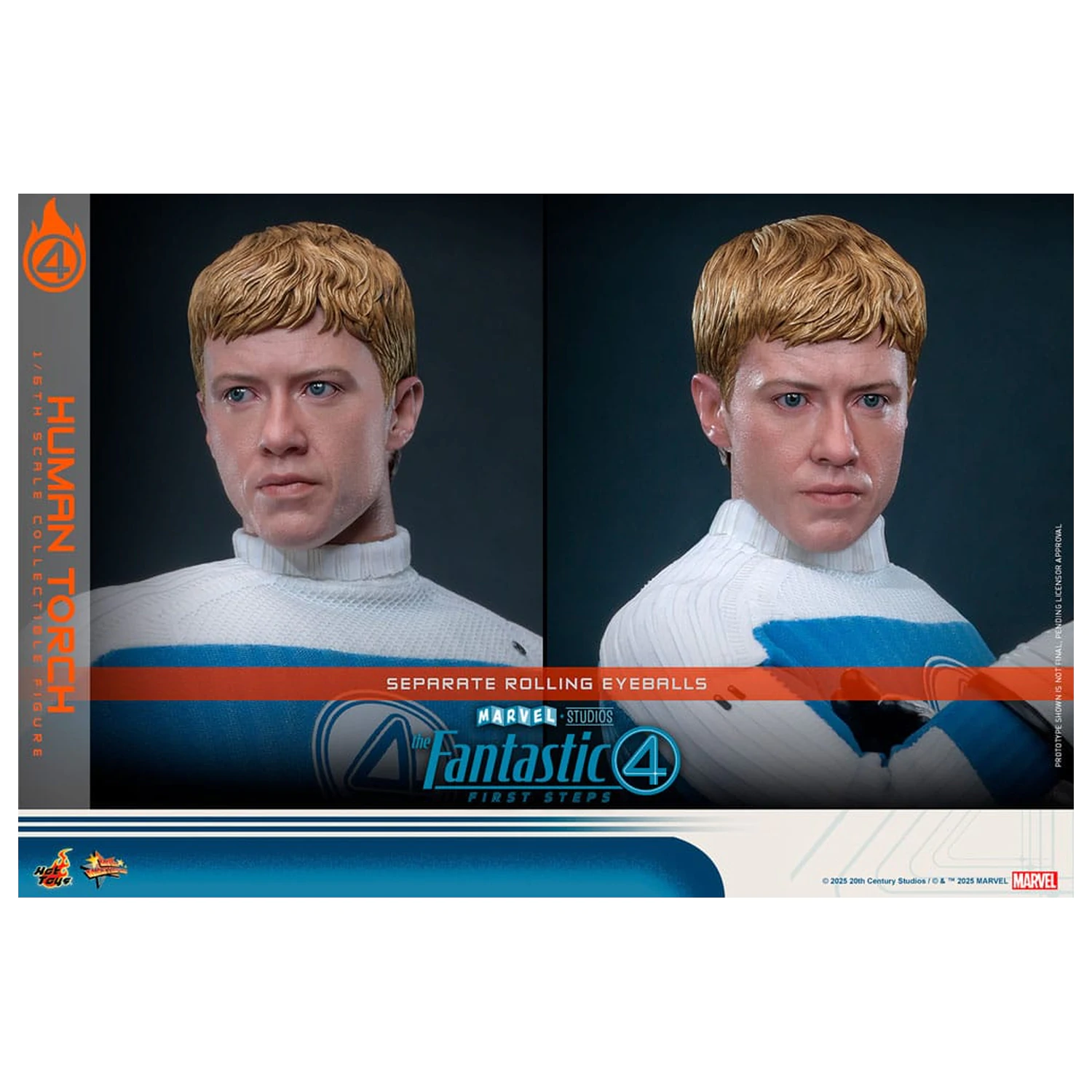 The Fantastic Four: Pierwsze Kroki Filmowe Arcydzieło Figurka Akcji 1/6 Ludzka Pochodnia 30 cm zdjęcie produktu