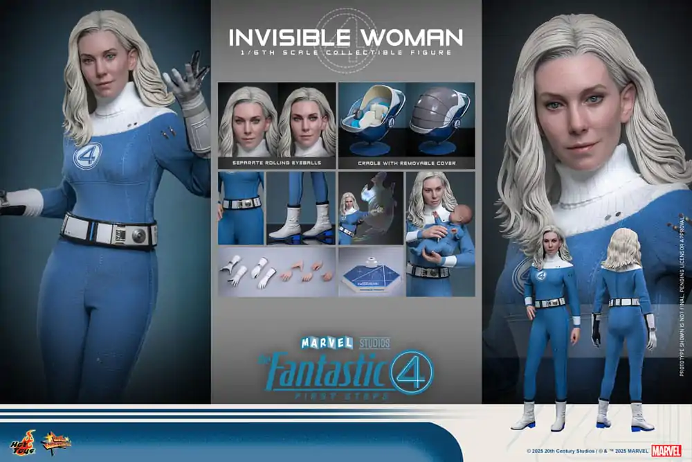 The Fantastic Four: First Steps Movie Masterpiece Figurka Akcji 1/6 Invisible Woman 28 cm zdjęcie produktu