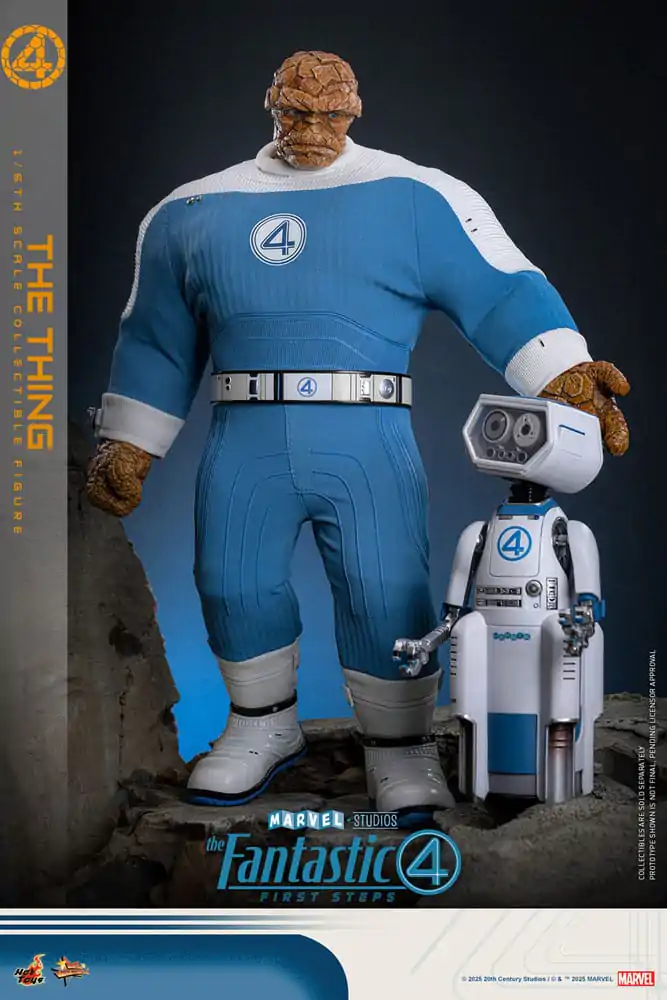Fantastyczna Czwórka: Pierwsze Kroki Movie Masterpiece Figurka Akcji 1/6 The Thing 31 cm zdjęcie produktu