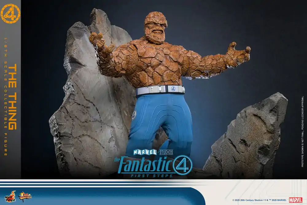 Fantastyczna Czwórka: Pierwsze Kroki Movie Masterpiece Figurka Akcji 1/6 The Thing 31 cm zdjęcie produktu