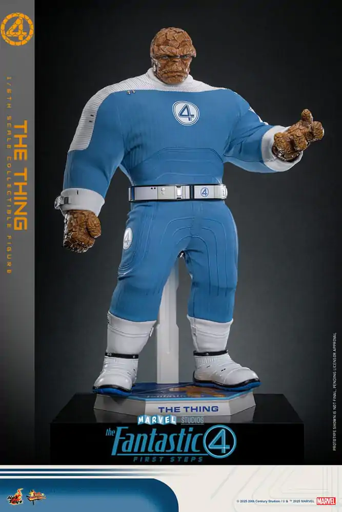 Fantastyczna Czwórka: Pierwsze Kroki Movie Masterpiece Figurka Akcji 1/6 The Thing 31 cm zdjęcie produktu