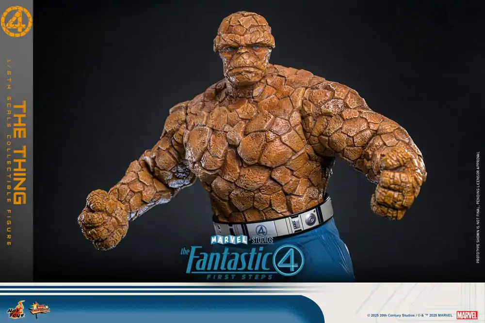 Fantastyczna Czwórka: Pierwsze Kroki Movie Masterpiece Figurka Akcji 1/6 The Thing 31 cm zdjęcie produktu