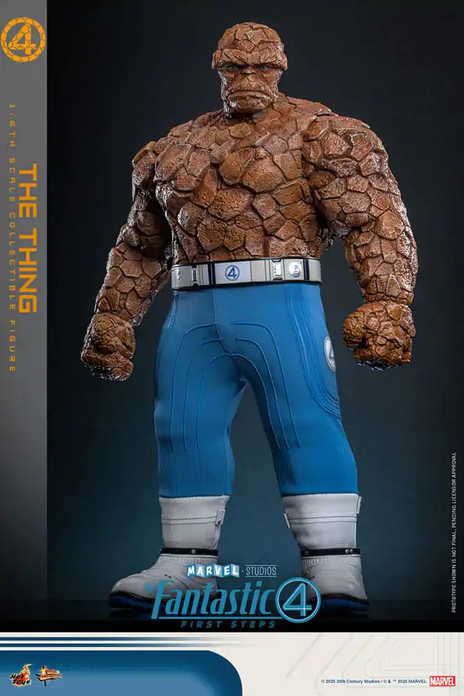 Fantastyczna Czwórka: Pierwsze Kroki Movie Masterpiece Figurka Akcji 1/6 The Thing 31 cm zdjęcie produktu