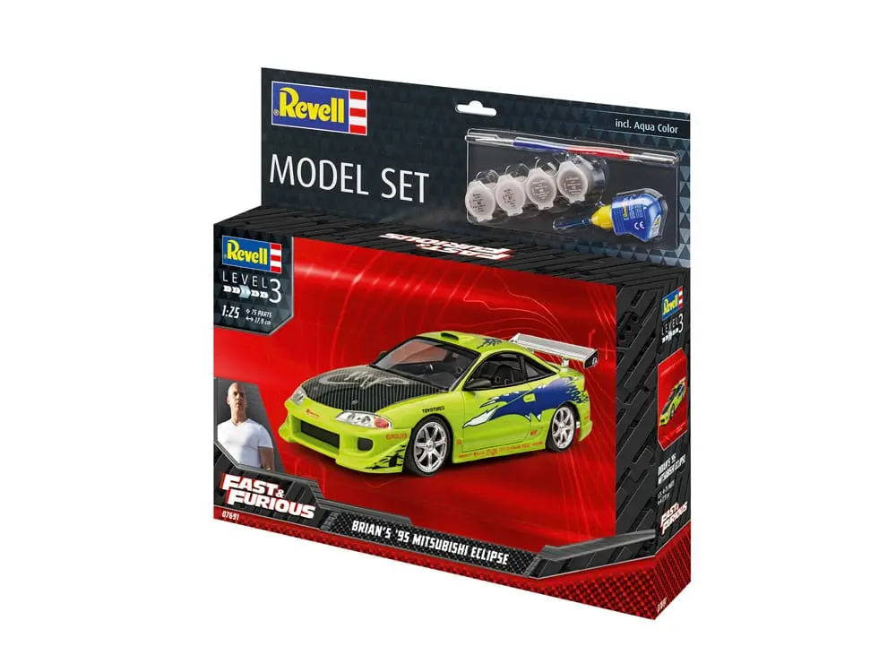 The Fast & Furious Zestaw modeli z podstawowymi akcesoriami Brian's 1995 Mitsubishi Eclipse zdjęcie produktu