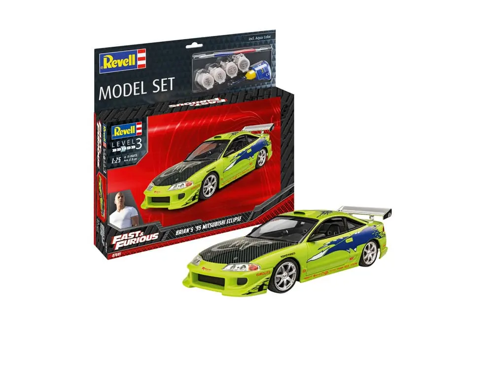 The Fast & Furious Zestaw modeli z podstawowymi akcesoriami Brian's 1995 Mitsubishi Eclipse zdjęcie produktu