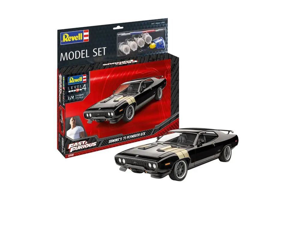The Fast & Furious Zestaw modeli z podstawowymi akcesoriami Dominic's 1971 Plymouth GTX zdjęcie produktu