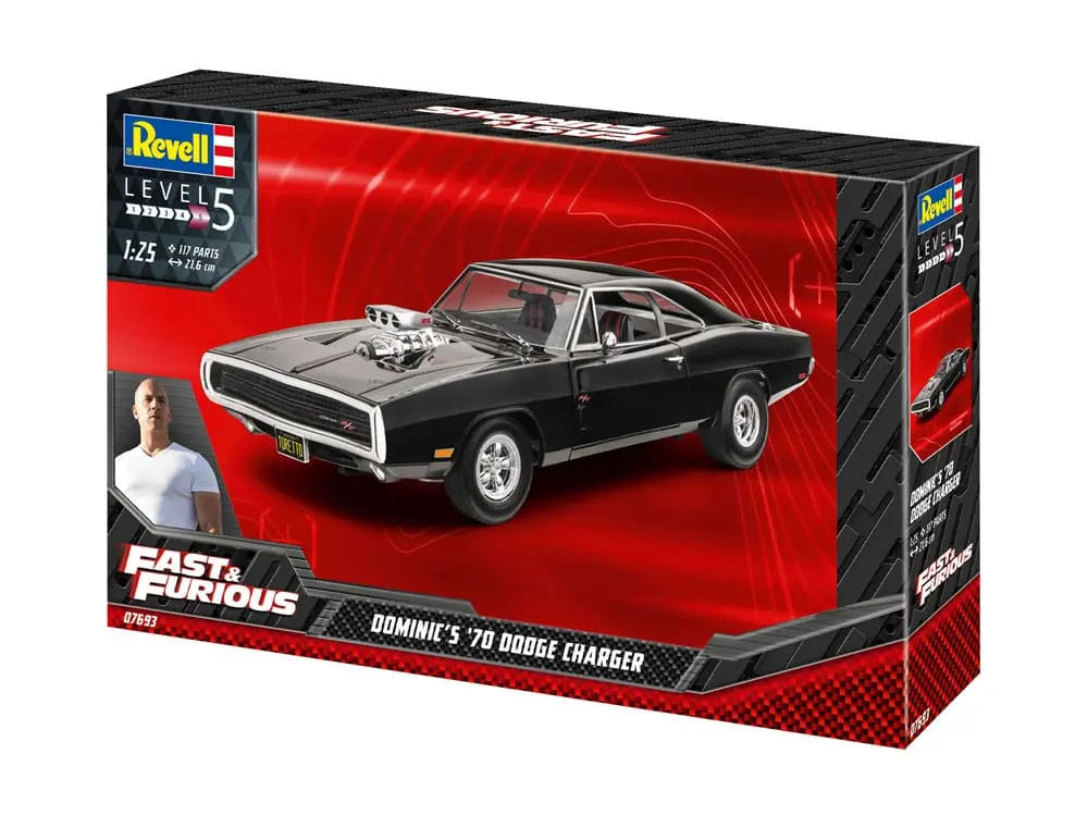The Fast & Furious Model Kit Dominics 1970 Dodge Charger - Zestaw Modelarski zdjęcie produktu
