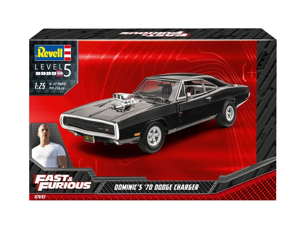 The Fast & Furious Model Kit Dominics 1970 Dodge Charger - Zestaw Modelarski zdjęcie produktu