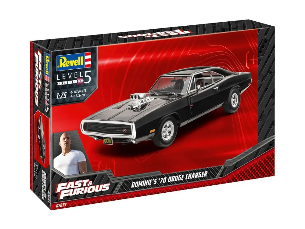 The Fast & Furious Model Kit Dominics 1970 Dodge Charger - Zestaw Modelarski zdjęcie produktu