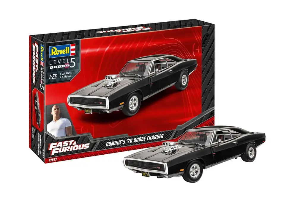 The Fast & Furious Model Kit Dominics 1970 Dodge Charger - Zestaw Modelarski zdjęcie produktu