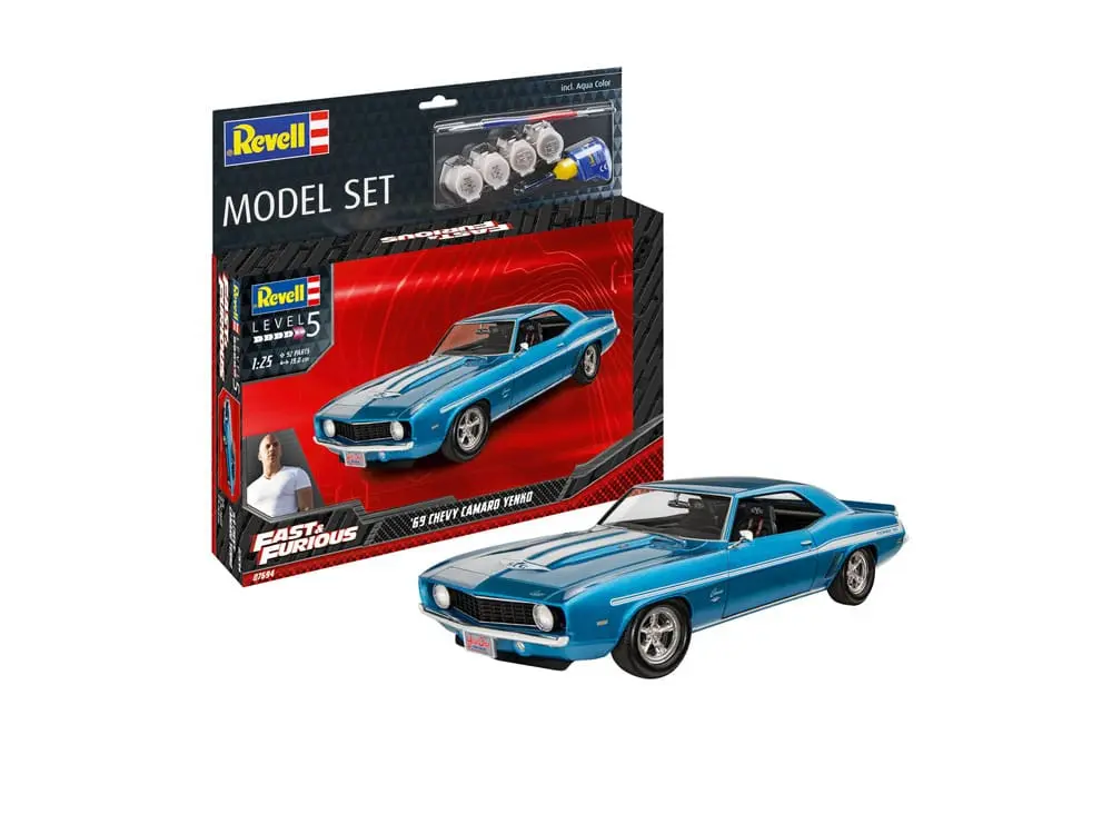 Zestaw modeli The Fast & Furious z podstawowymi akcesoriami 1969 Chevy Camaro Yenko zdjęcie produktu
