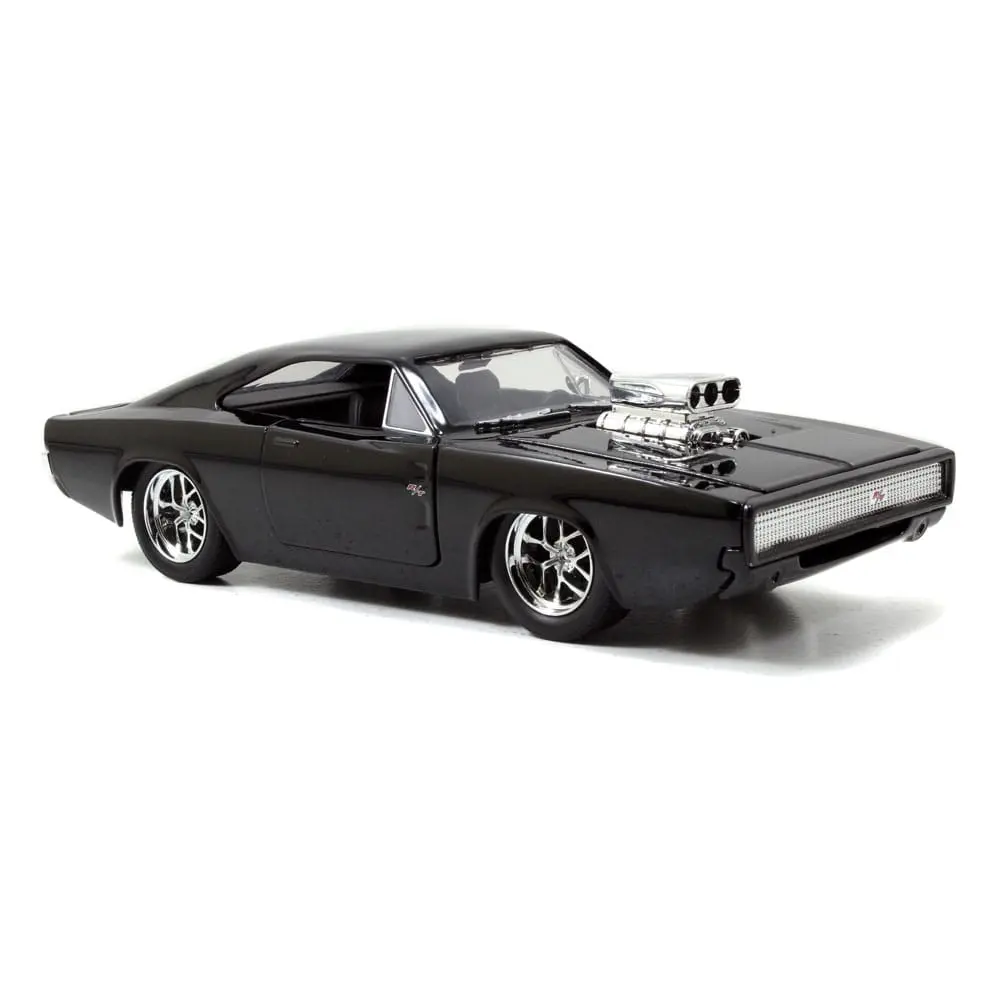 The Fast and Furious Diecast Model Hollywood Rides 1/24 1970 Dodge Charger z figurką Dom Toretto zdjęcie produktu