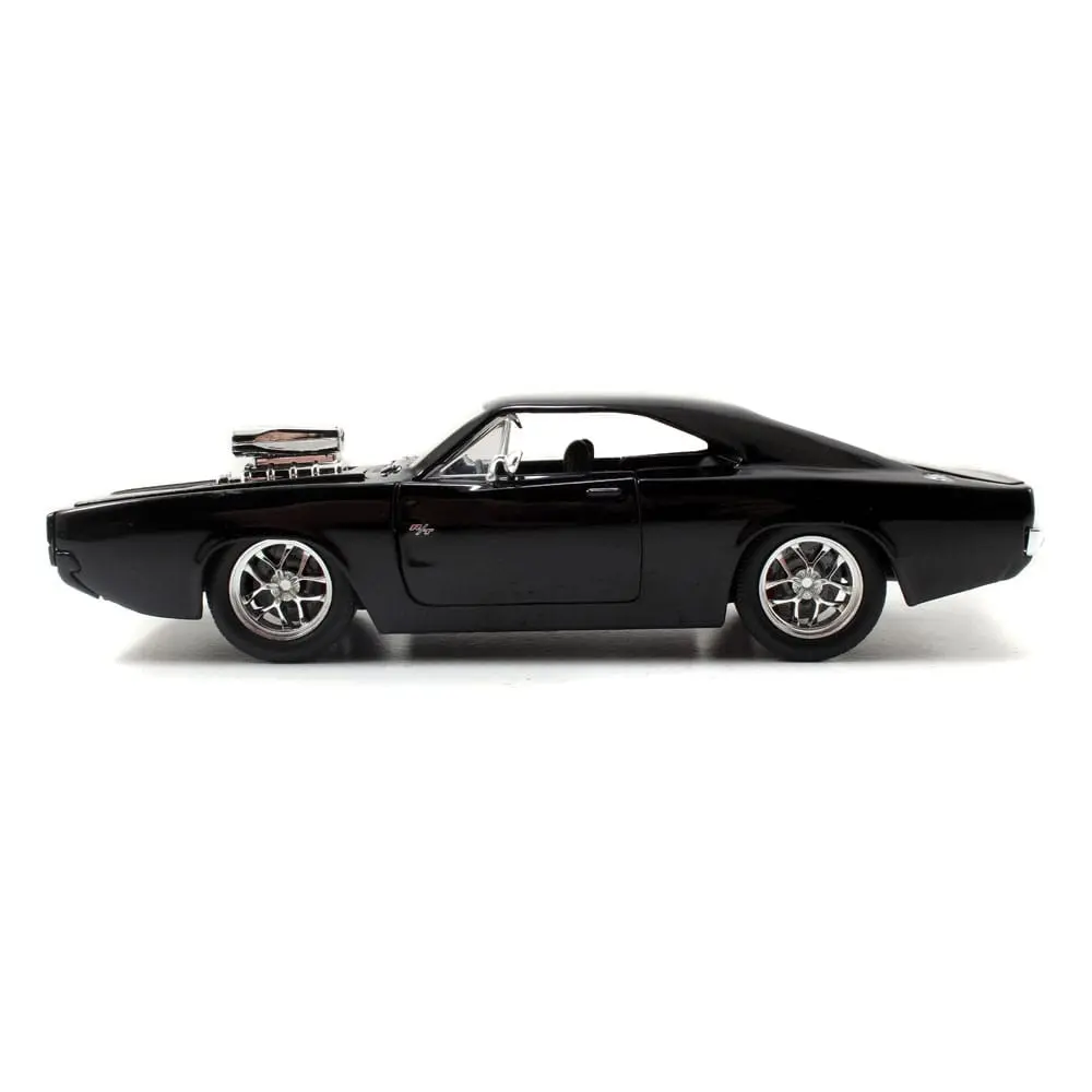 The Fast and Furious Diecast Model Hollywood Rides 1/24 1970 Dodge Charger z figurką Dom Toretto zdjęcie produktu