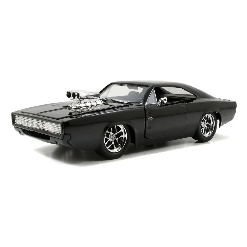The Fast and Furious Diecast Model Hollywood Rides 1/24 1970 Dodge Charger z figurką Dom Toretto zdjęcie produktu