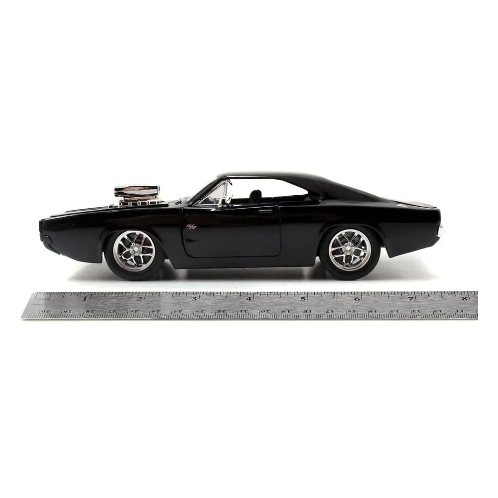 The Fast and Furious Diecast Model Hollywood Rides 1/24 1970 Dodge Charger z figurką Dom Toretto zdjęcie produktu