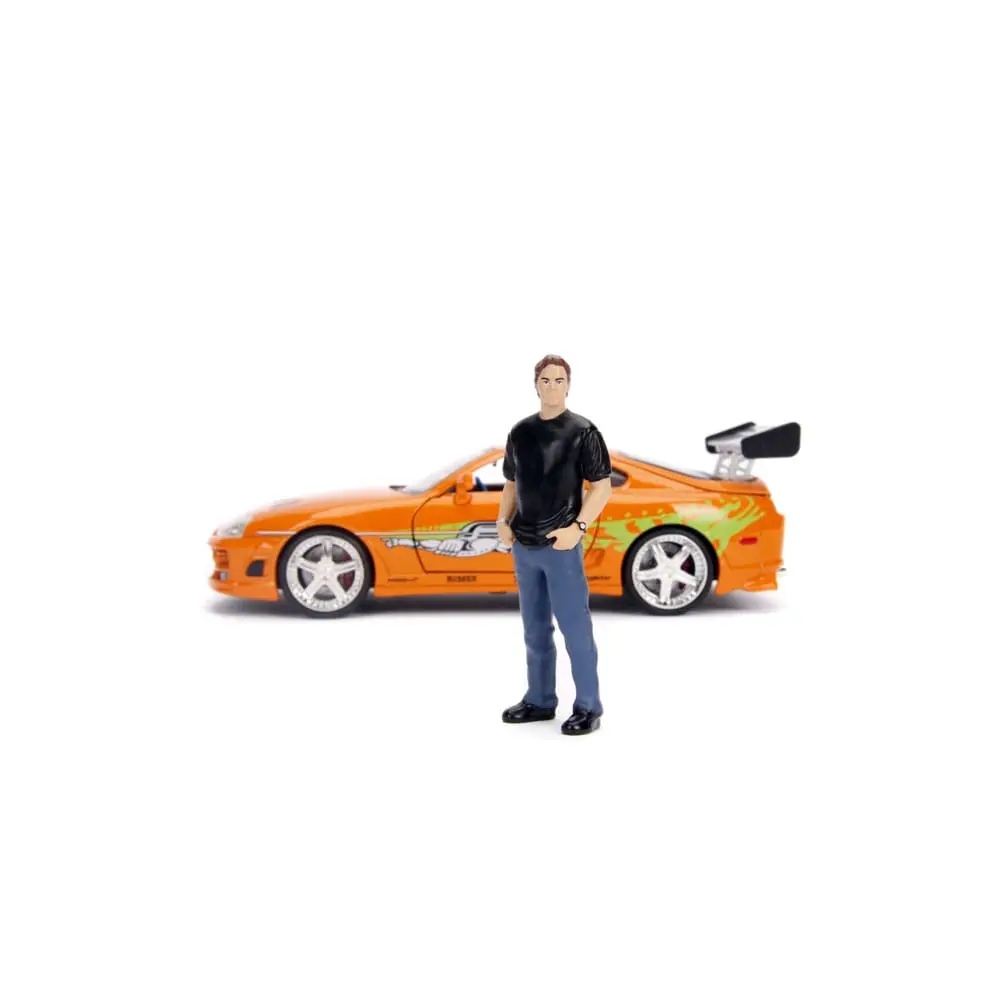 The Fast and Furious Diecast Model Hollywood Rides 1/24 1995 Toyota Supra z figurką Brian O'Connor zdjęcie produktu