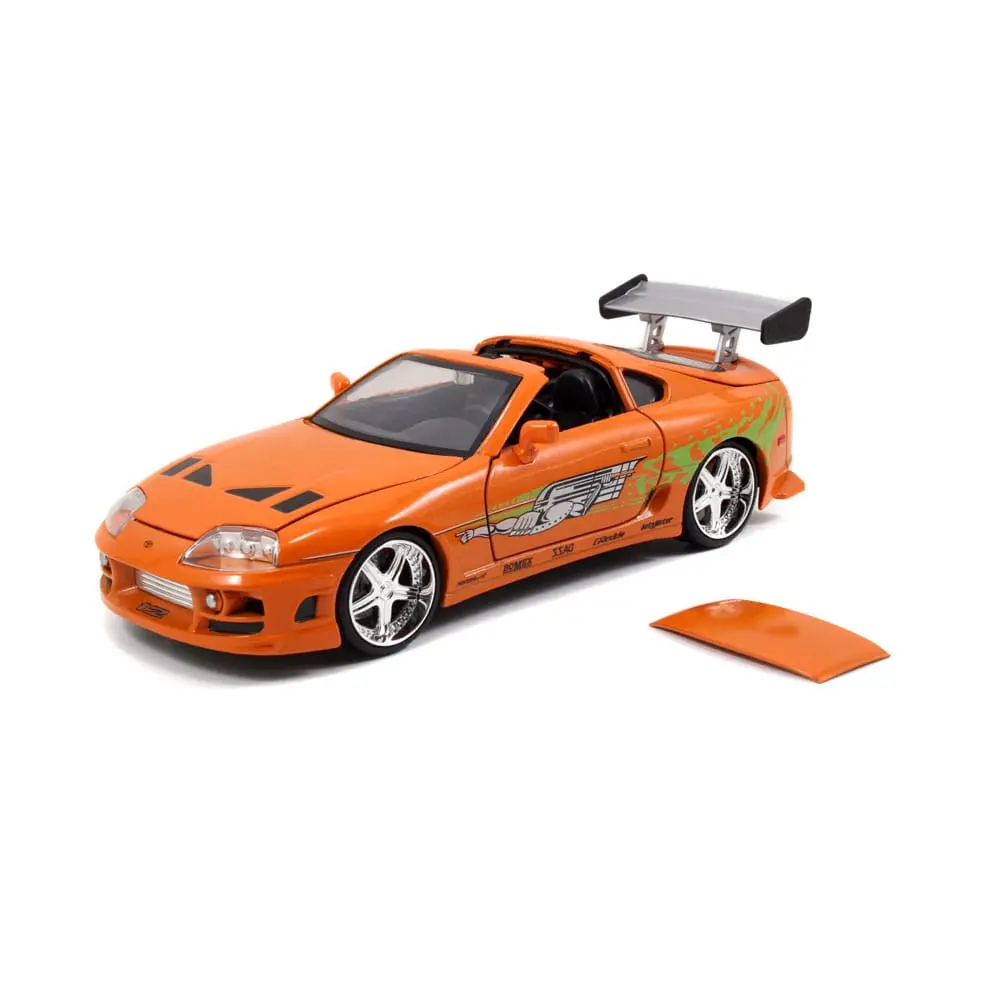 The Fast and Furious Diecast Model Hollywood Rides 1/24 1995 Toyota Supra z figurką Brian O'Connor zdjęcie produktu